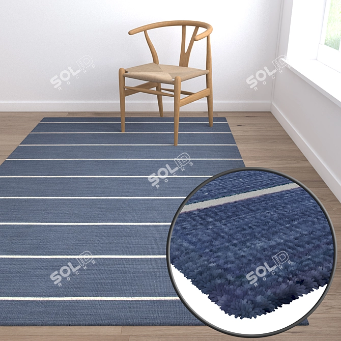 Luxury Carpet Set: Premium Textures 3D model image 5