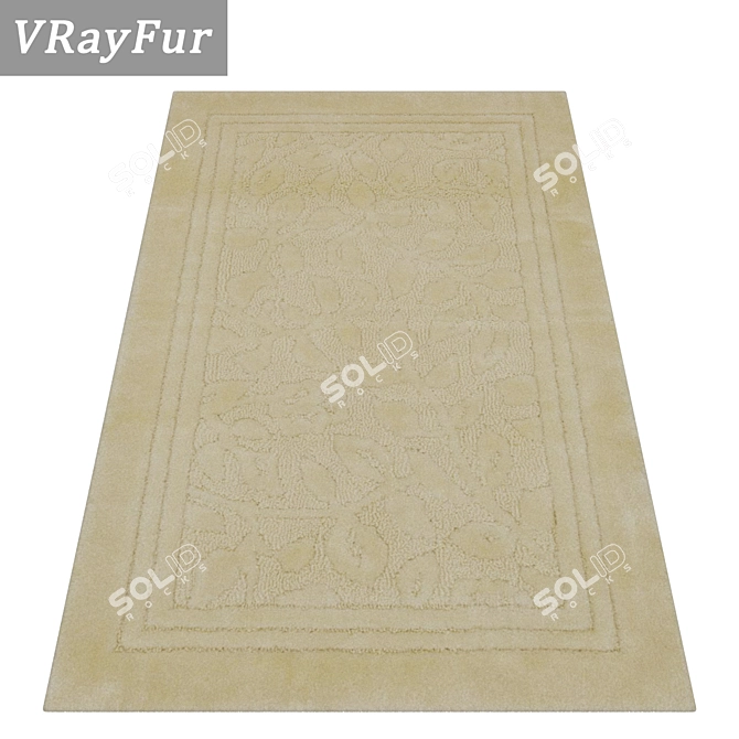 Luxury Carpet Set: High-Quality Textures 3D model image 2