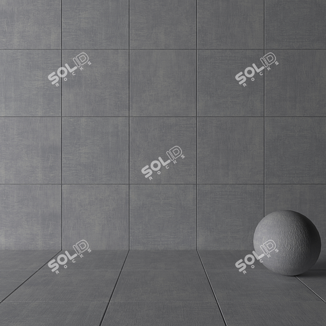 YURTBAY Cayenne Grigio Concrete Tiles 3D model image 3