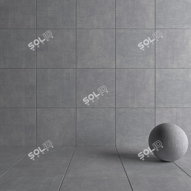 YURTBAY Cayenne Grigio Concrete Tiles 3D model image 4