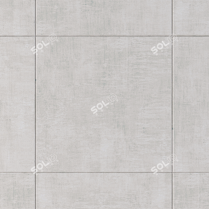 Cayenne Bianco Concrete Tiles: Multi-Texture 80x80cm Set 3D model image 2