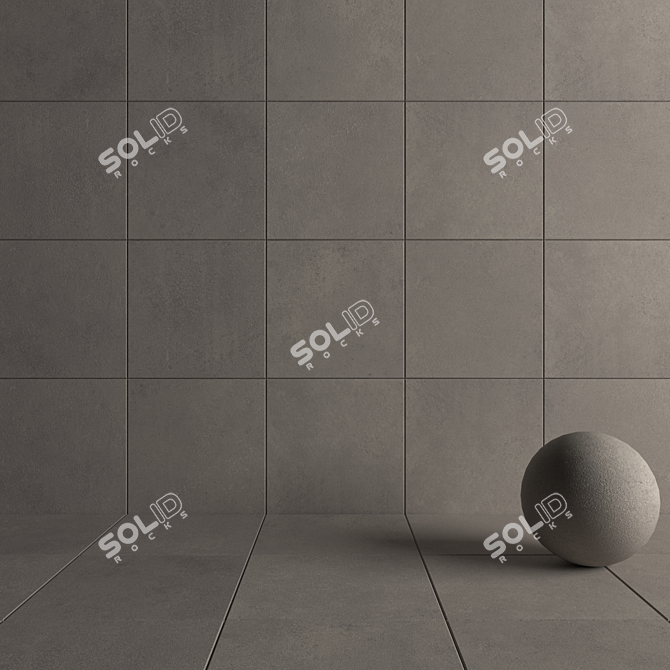 CORE FUME Concrete Wall Set 3D model image 4