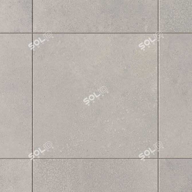 Concrete Core Grey Wall Tiles 3D model image 2