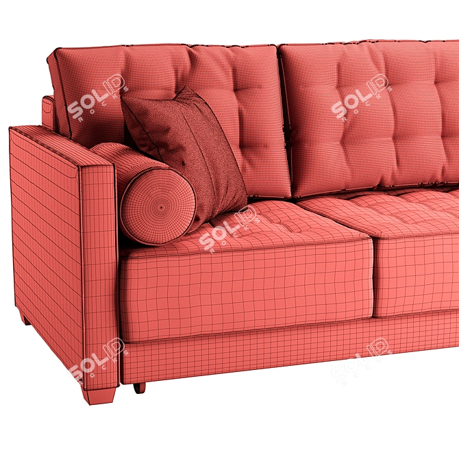 Modern Comfort: Brabus 09 Sofa Bed 3D model image 5