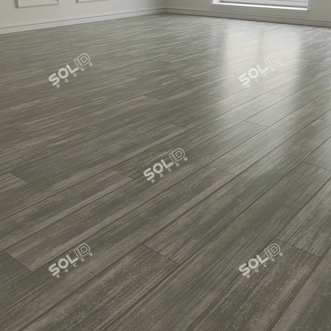 Lustrous Parquet Flooring 3D model image 2