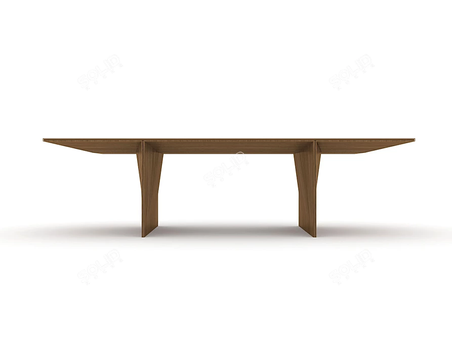 AVA Table: Stylish and Spacious 3D model image 2