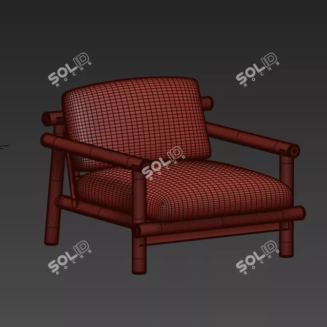 AYANA Outdoor Chair 855*710*910 3D model image 5