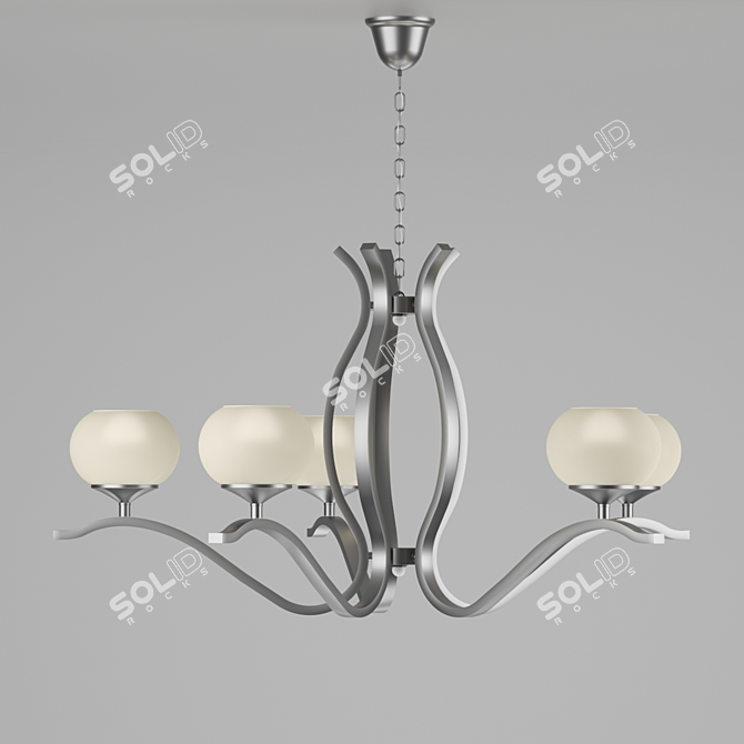 Modern LED Ceiling Lamp 3D model image 1