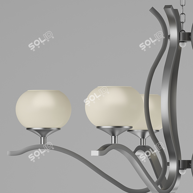 Modern LED Ceiling Lamp 3D model image 2