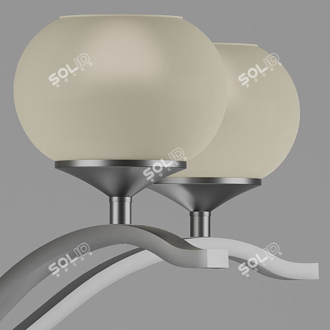 Modern LED Ceiling Lamp 3D model image 3