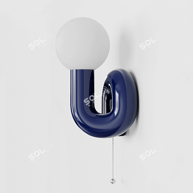 Neotenic Wall Lamp: Sleek and Stylish Illumination 3D model image 2