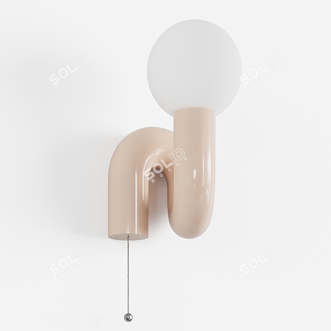 Neotenic Wall Lamp: Sleek and Stylish Illumination 3D model image 3