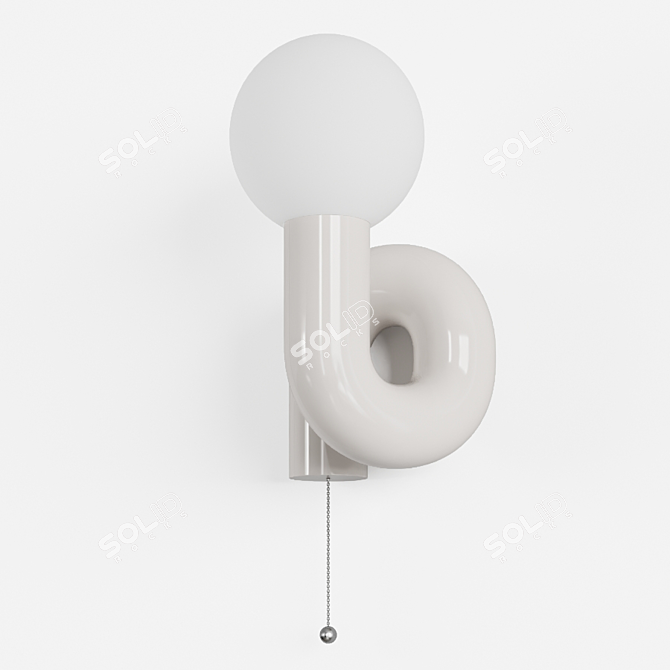 Neotenic Wall Lamp: Sleek and Stylish Illumination 3D model image 4