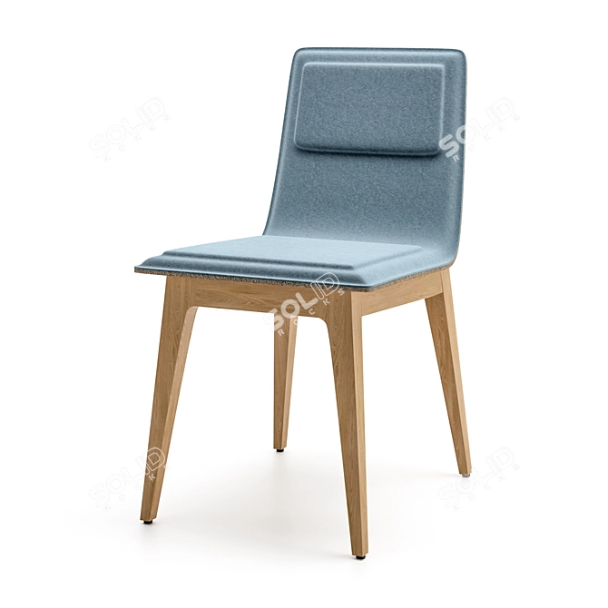 Laia Chair: Sophisticated Design, Exceptional Comfort 3D model image 2