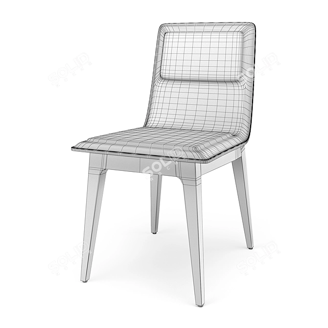 Laia Chair: Sophisticated Design, Exceptional Comfort 3D model image 5