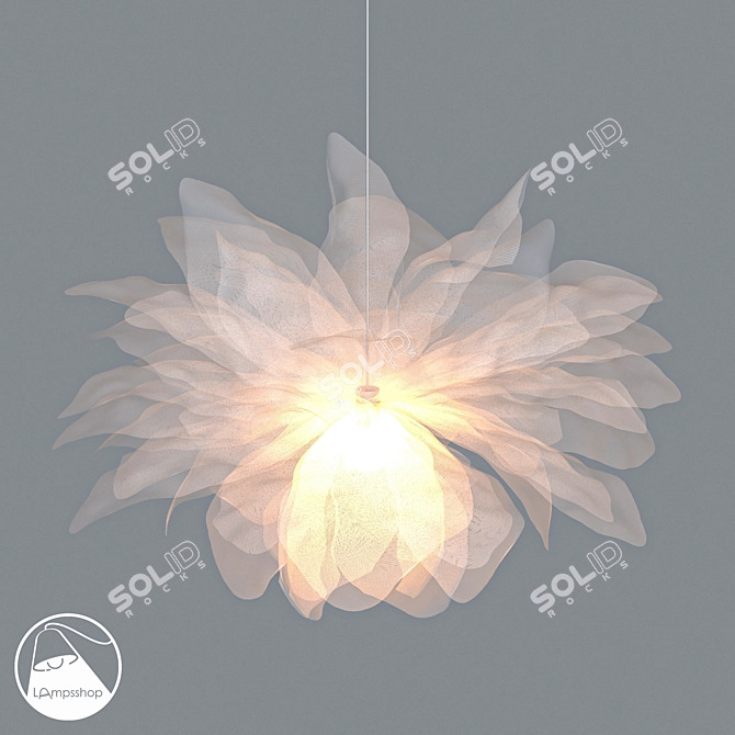 Adjustable Height Chandelier | PDL2015 BRIDAY 3D model image 1