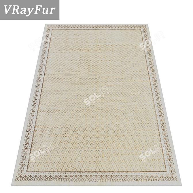 Luxury Carpets Set for Stunning Interiors 3D model image 2