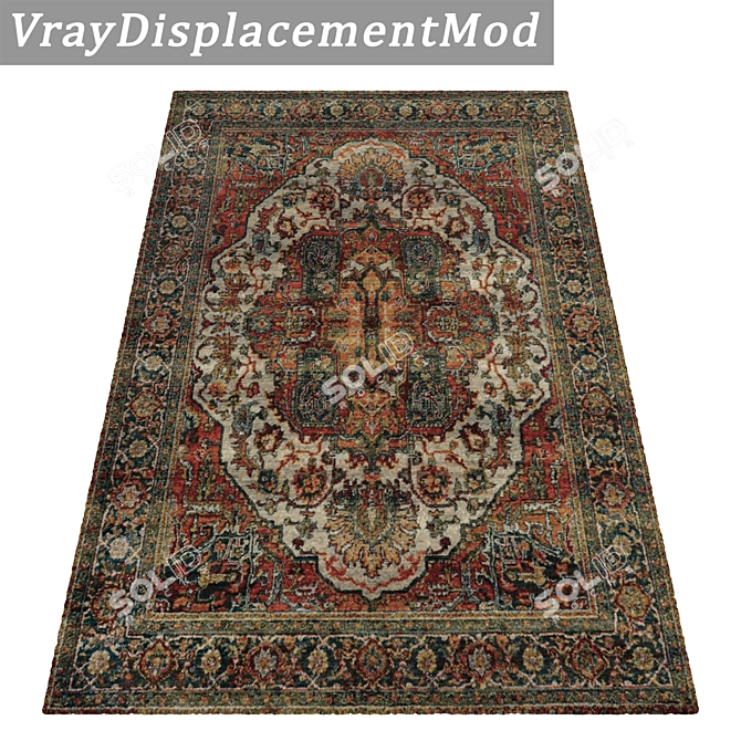 High-Quality Carpets Set 3D model image 3