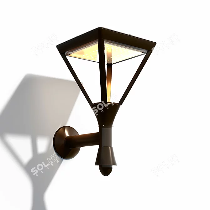 Acacia Street Lamp: Elegant Illumination for Any Setting 3D model image 3