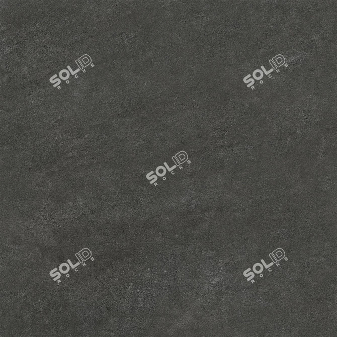 Sleek Black Concrete Wall Tiles 3D model image 5