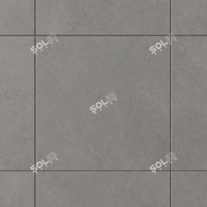 Cumulus Grey Concrete Wall Tiles - Set of 2 3D model image 2