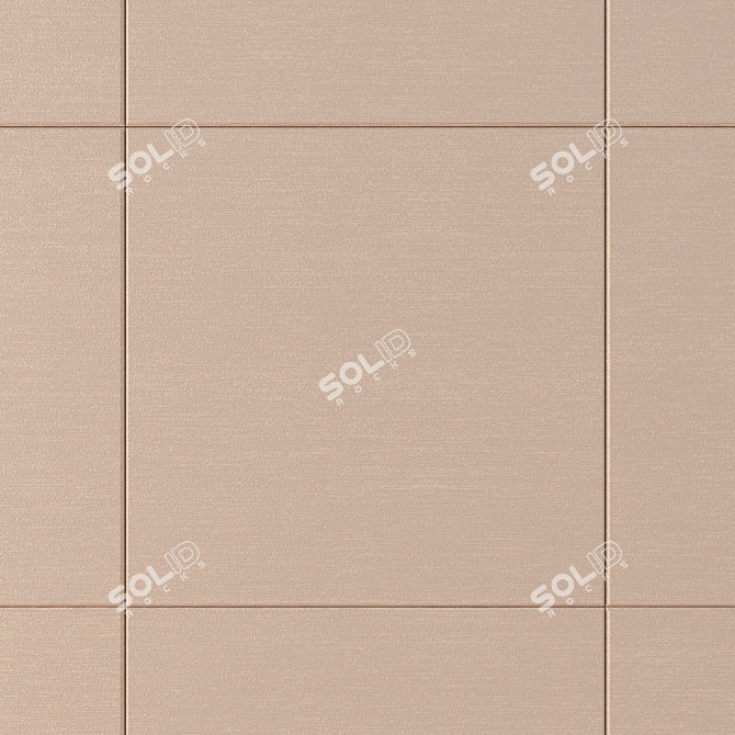 Loft Beige Concrete Wall Tiles: Modern, Versatile Mosaic 3D model image 2