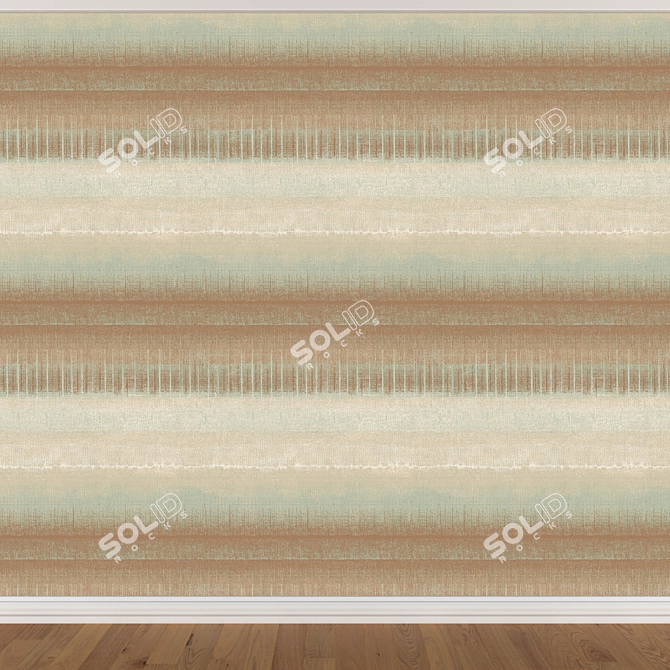 Seamless Wallpaper Set - 3 Colors 3D model image 3