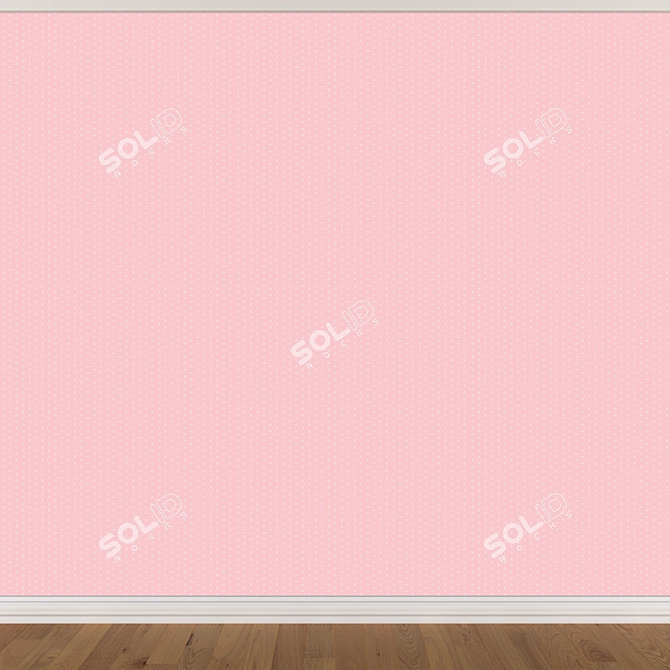 Seamless Wallpaper Set 815 - 3 Colors 3D model image 2