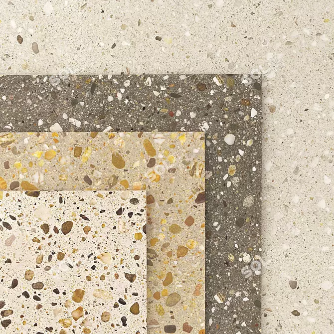 Premium Terrazzo PANDOMO: High-Quality Texture 3D model image 1