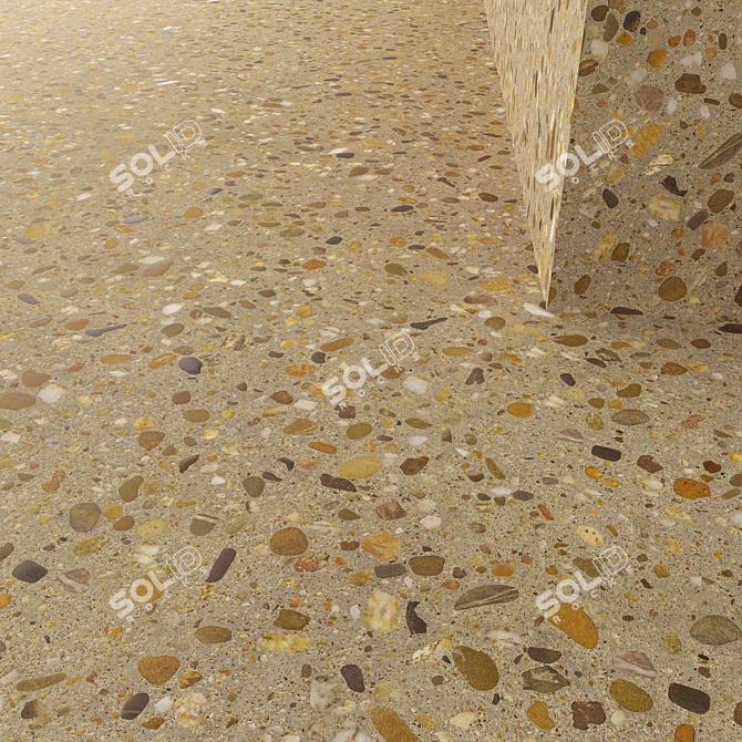 Premium Terrazzo PANDOMO: High-Quality Texture 3D model image 3