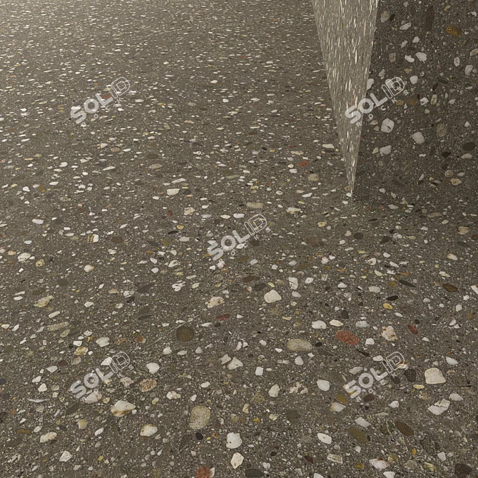 Premium Terrazzo PANDOMO: High-Quality Texture 3D model image 4