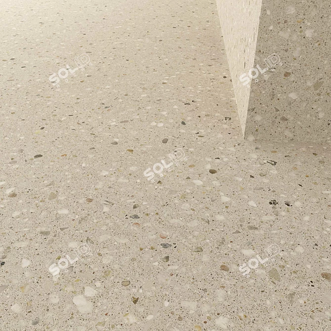 Premium Terrazzo PANDOMO: High-Quality Texture 3D model image 5