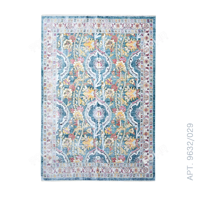 Vintage Style Carpet Set | Zara Home 3D model image 2