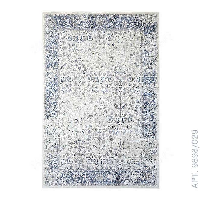 Vintage Style Carpet Set | Zara Home 3D model image 3