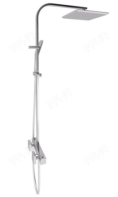 Imprese Centrum T-15430 Shower System 3D model image 4