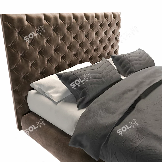 Title: Lunar Dream Bed 3D model image 2