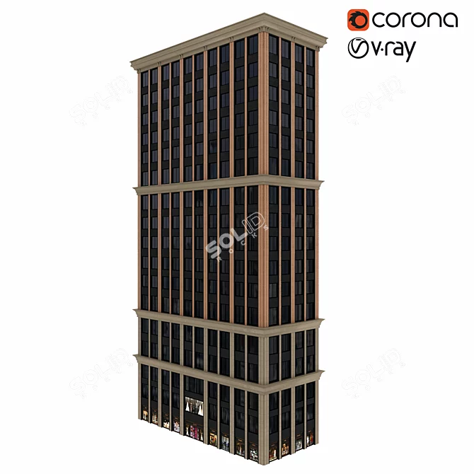 Classic Architectural Masterpiece 3D model image 1