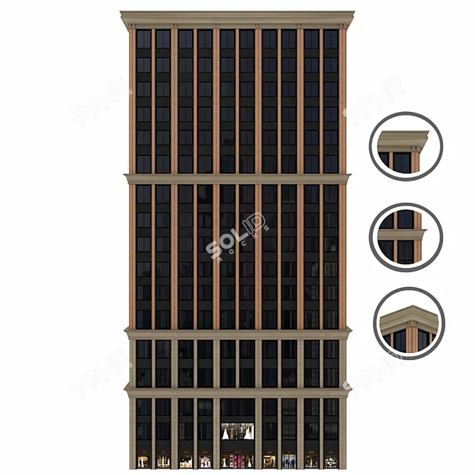 Classic Architectural Masterpiece 3D model image 2