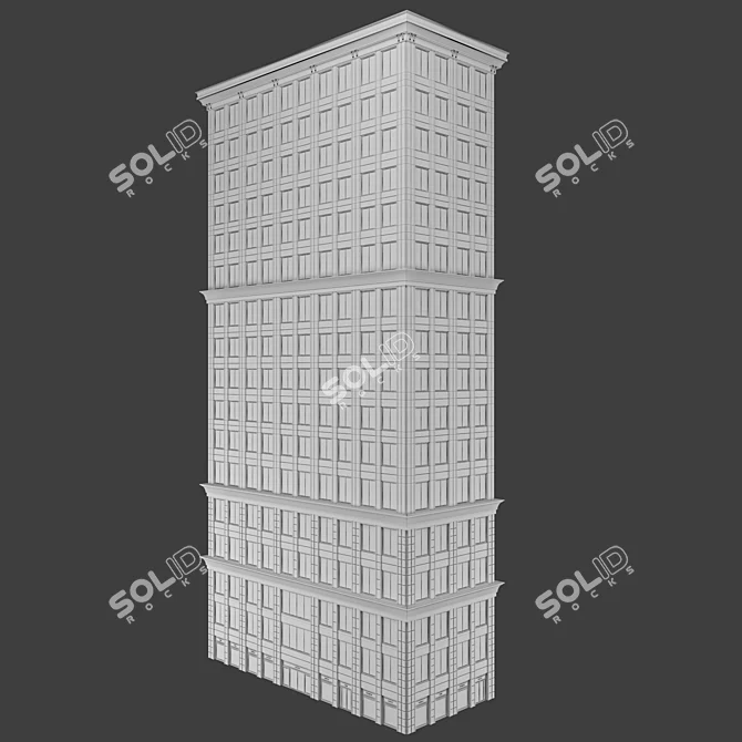 Classic Architectural Masterpiece 3D model image 4