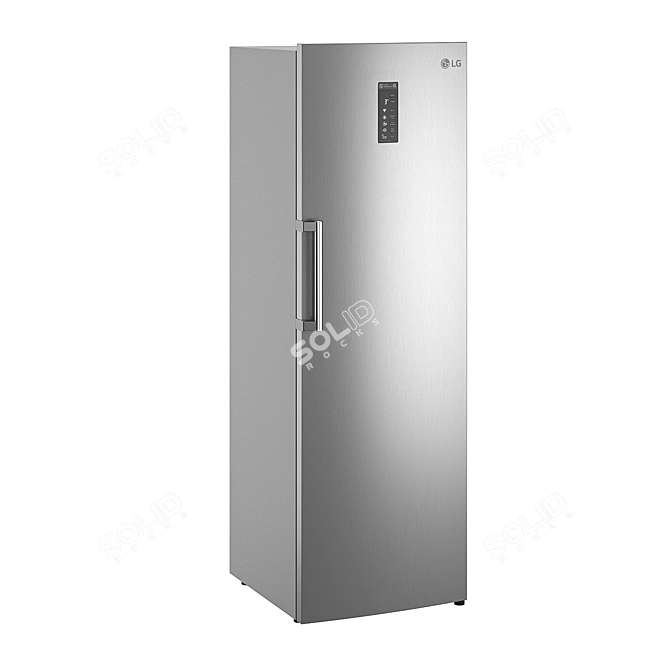 LG GC-B401EMDV: Stylish and Spacious Refrigerator 3D model image 2