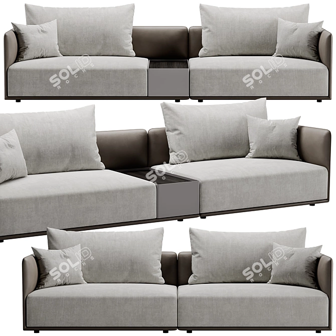 Elan Modular Sofa by Camerich 3D model image 1