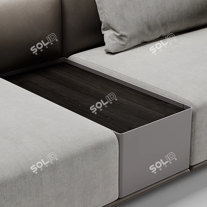 Elan Modular Sofa by Camerich 3D model image 2