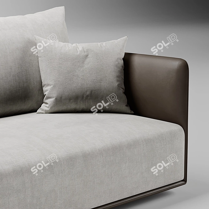 Elan Modular Sofa by Camerich 3D model image 3