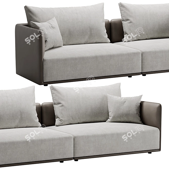 Elan Modular Sofa by Camerich 3D model image 4