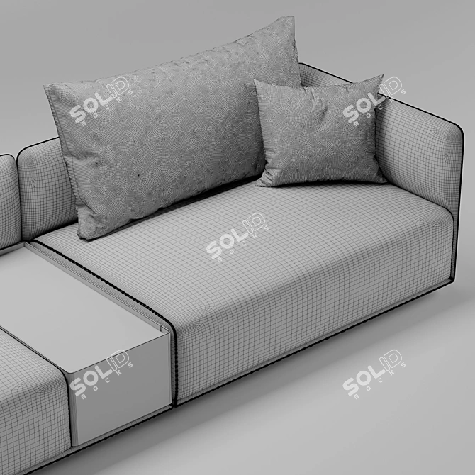 Elan Modular Sofa by Camerich 3D model image 5