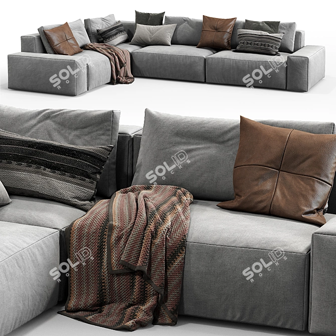 Jesse Daniel Modern Sofa | Composition 6 3D model image 3