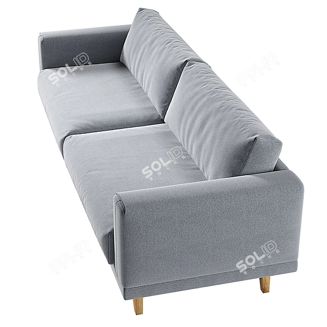 Cozy Summer Retreat Sofa 3D model image 2