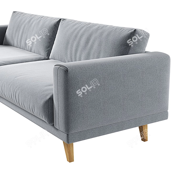 Cozy Summer Retreat Sofa 3D model image 3