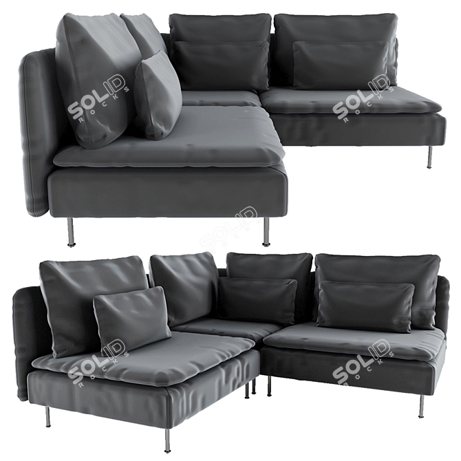 Modular Söderhamn Corner Sofa 3D model image 1