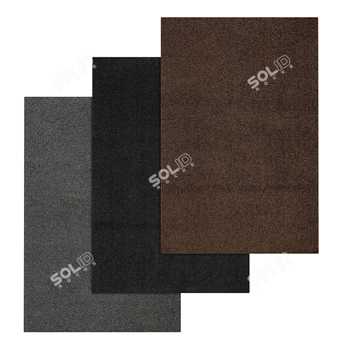 High-Quality Carpets Set: 3D Textures 3D model image 1